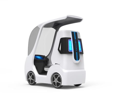 자율주행 차량 유리섬유 바디 껍질/ 자율주행 자동차 유리섬유 외관