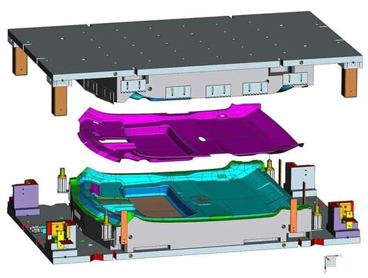 맞춤형 SMC 압축형 FRP 자동차 및 버스 부품 내부 외관 트림 OEM/ODM