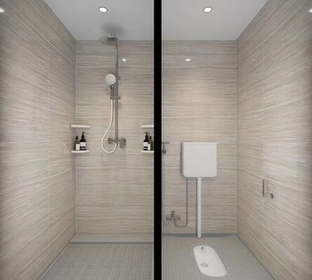 Complete SMC Integrated Prefabricated Bathroom Unit  modular complete bathroom